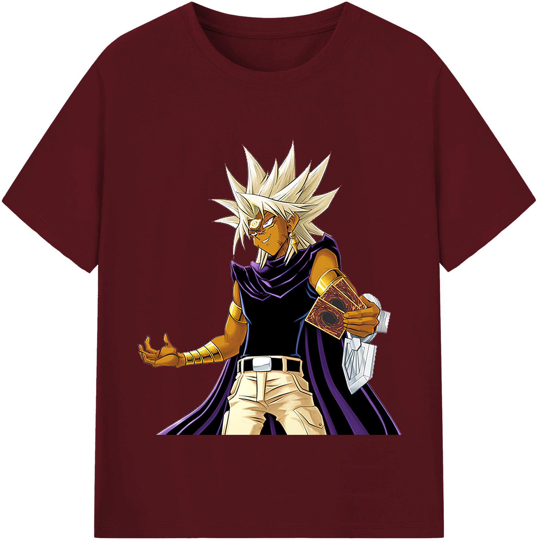 （画像用） 遊☆戯☆王 Yu-Gi-Oh! 綿100％半袖Tシャツ（フロントプリント）